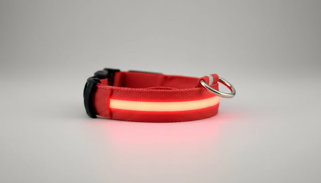Collier lumineux LED pour chien et chat