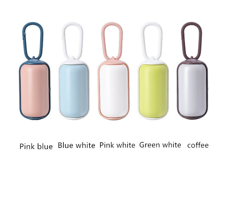 Distributeur portable de sacs poubelles pour chats et chiens