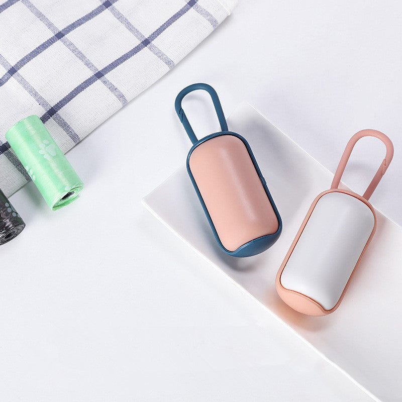 Distributeur portable de sacs poubelles pour chats et chiens