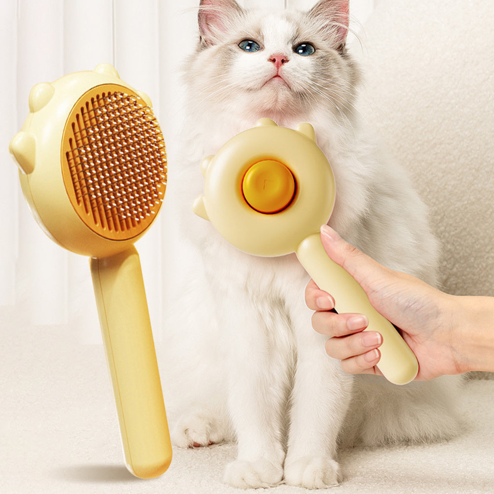 Peigne Magique pour Chat - Démêlant & Anti-Poils | Brosse Massage Félin