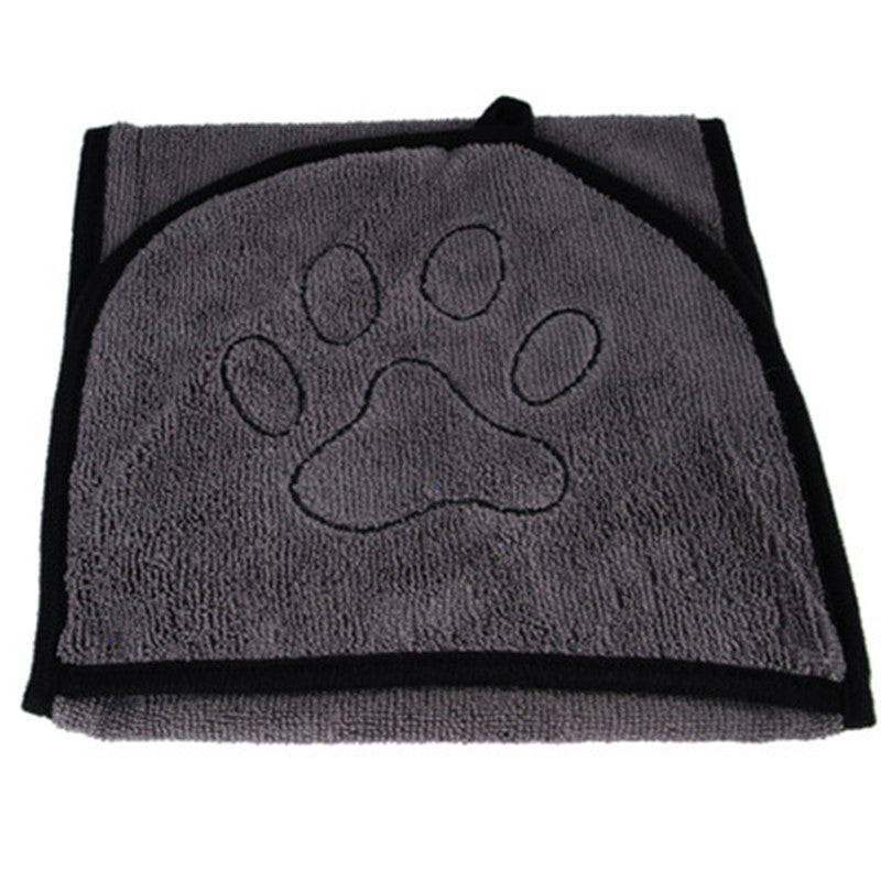 Serviette de bain absorbante pour chien