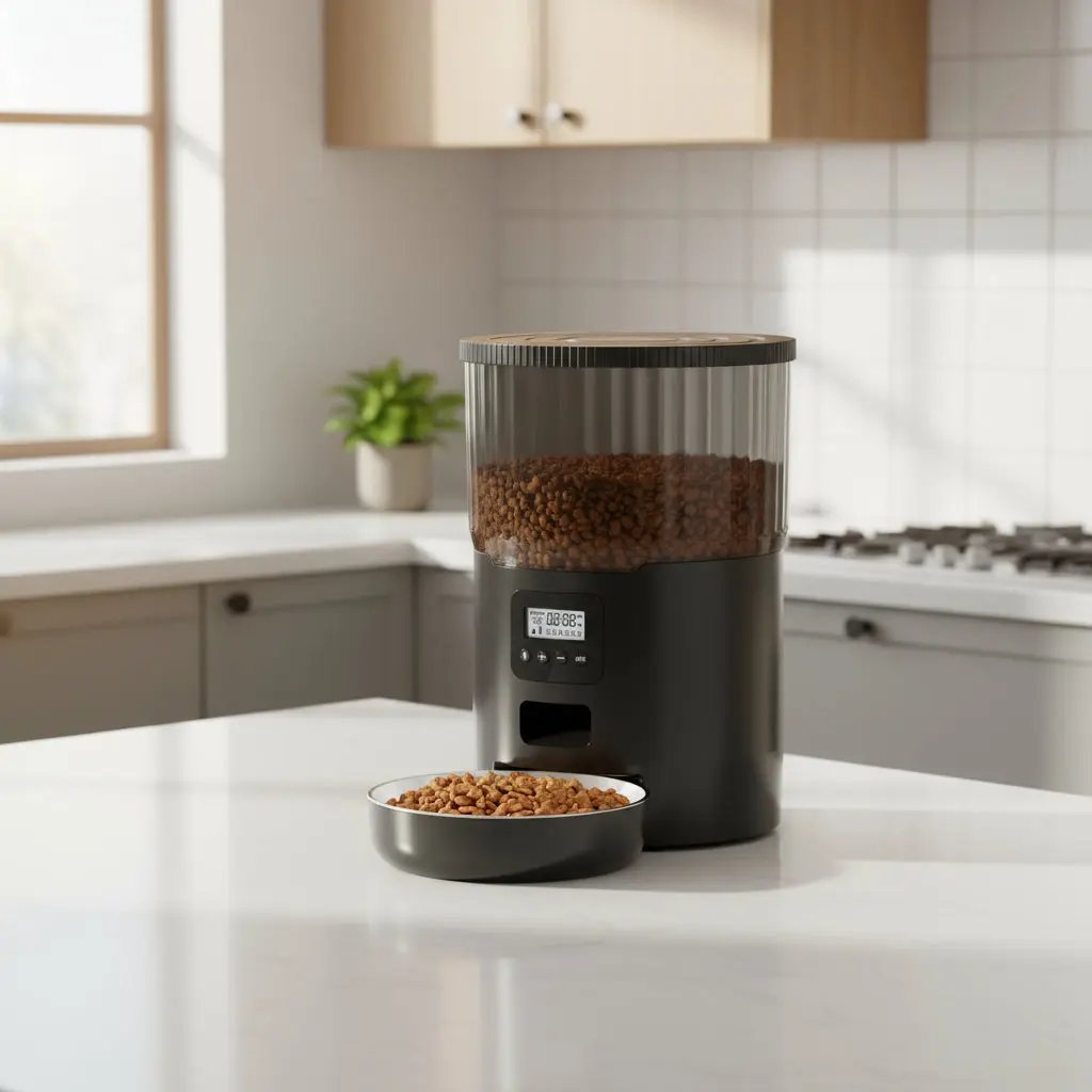 Distributeur automatique de croquettes