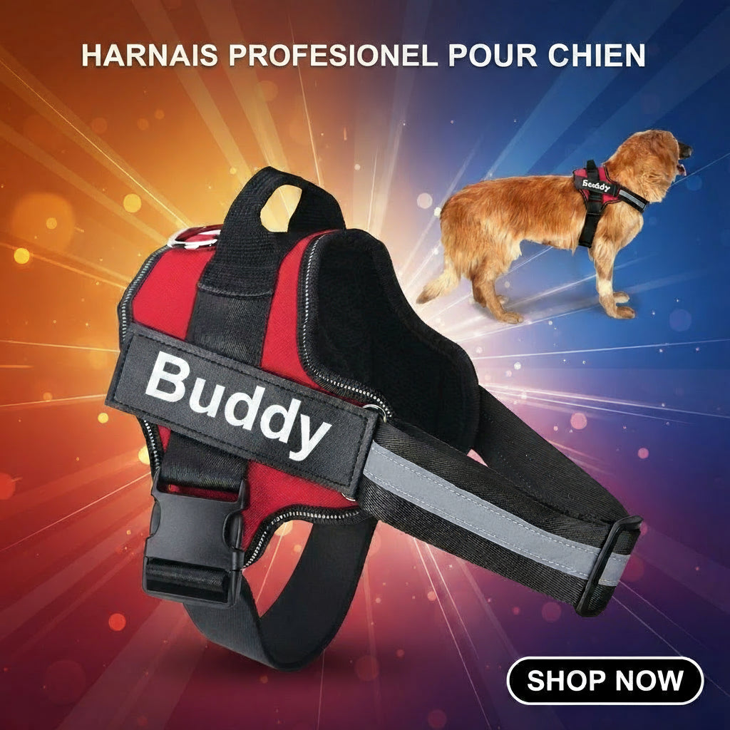 Harnais personnalisé pour chien - Personalized Dog Harness