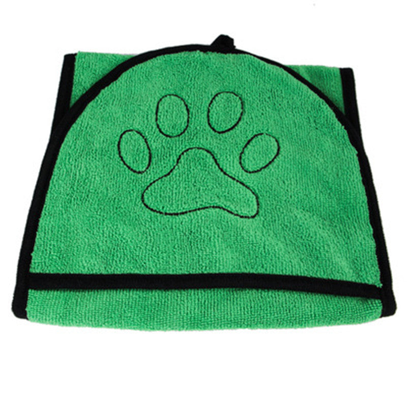 Serviette de bain absorbante pour chien